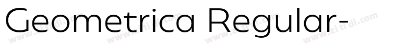 Geometrica Regular字体转换 Geometrica Regular字体转换